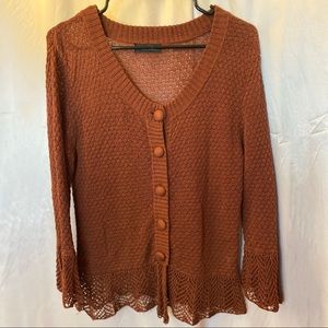 Brick Red Cardigan